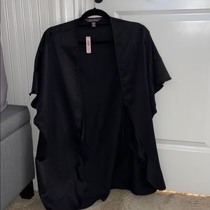 Black Silk Robe